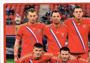 109 Team - Rossija
1 – UEFA Euro Poland-Ukraine 2012 Panini