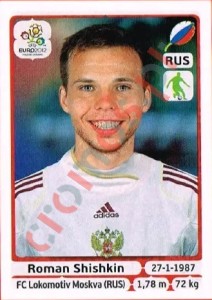 119 Roman Shishkin – UEFA Euro Poland-Ukraine 2012 Panini
