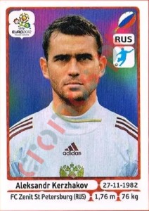 130 Aleksandr Kerzhakov – UEFA Euro Poland-Ukraine 2012 Panini