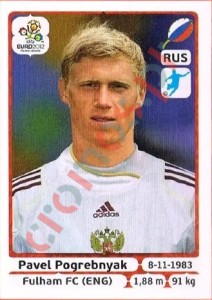132 Pavel Pogrebnyak – UEFA Euro Poland-Ukraine 2012 Panini