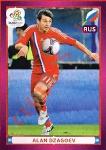 133 Alan Dzagoev – UEFA Euro Poland-Ukraine 2012 Panini