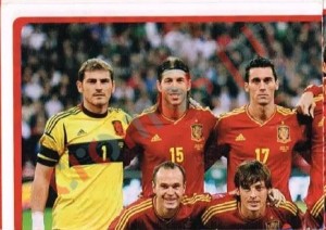 283 Team - España
1 – UEFA Euro Poland-Ukraine 2012 Panini