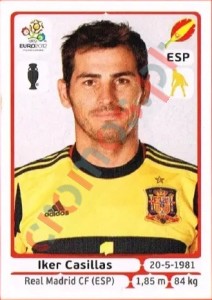 287 Iker Casillas – UEFA Euro Poland-Ukraine 2012 Panini