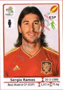 291 Sergio Ramos – UEFA Euro Poland-Ukraine 2012 Panini