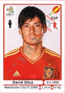 302 David Silva – UEFA Euro Poland-Ukraine 2012 Panini