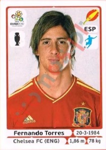 305 Fernando Torres – UEFA Euro Poland-Ukraine 2012 Panini