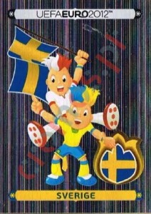 426 Official Mascot - Sverige – UEFA Euro Poland-Ukraine 2012 Panini