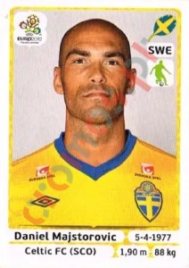 435 Daniel Majstorovic – UEFA Euro Poland-Ukraine 2012 Panini