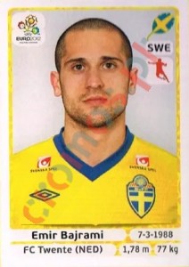 447 Emir Bajrami – UEFA Euro Poland-Ukraine 2012 Panini