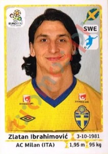 451 Zlatan Ibrahimović – UEFA Euro Poland-Ukraine 2012 Panini