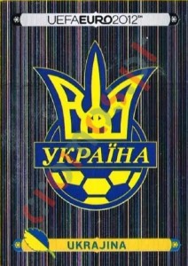 398 Badge - Ukrajina – UEFA Euro Poland-Ukraine 2012 Panini