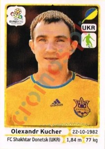406 Olexandr Kucher – UEFA Euro Poland-Ukraine 2012 Panini