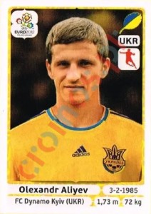 414 Oleksandr Aliyev – UEFA Euro Poland-Ukraine 2012 Panini