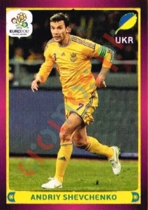 425 Andriy Shevchenko – UEFA Euro Poland-Ukraine 2012 Panini