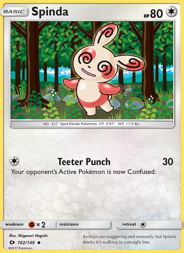102 Spinda – Sun & Moon