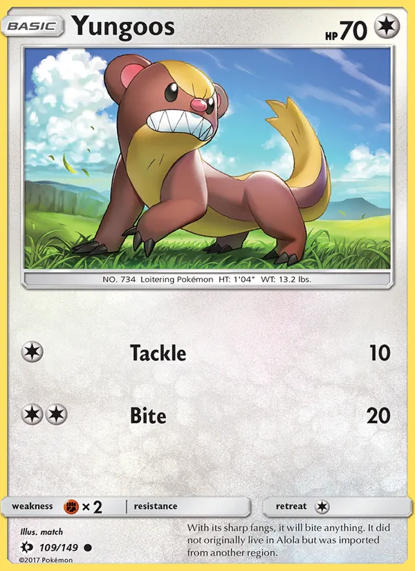109 Yungoos – Sun & Moon