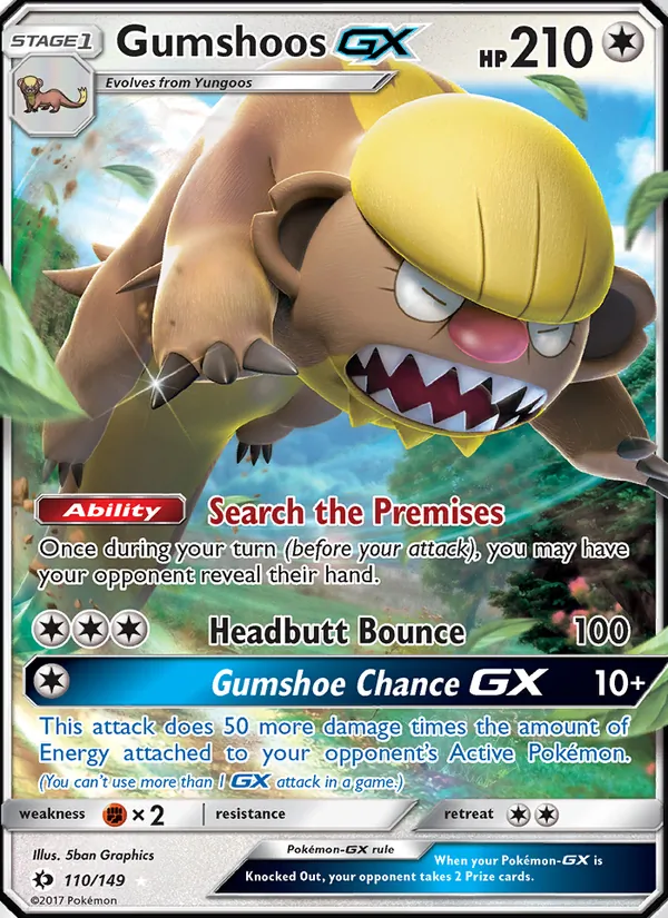 110 Gumshoos GX – Sun & Moon