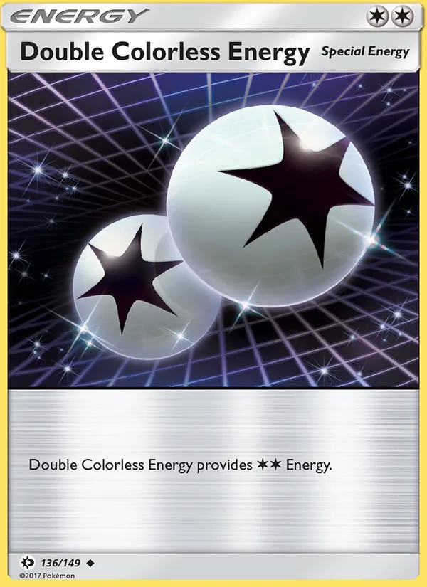 136 Double Colorless Energy – Sun & Moon