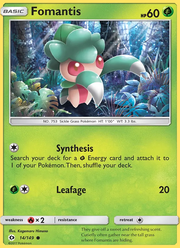 14 Fomantis – Sun & Moon
