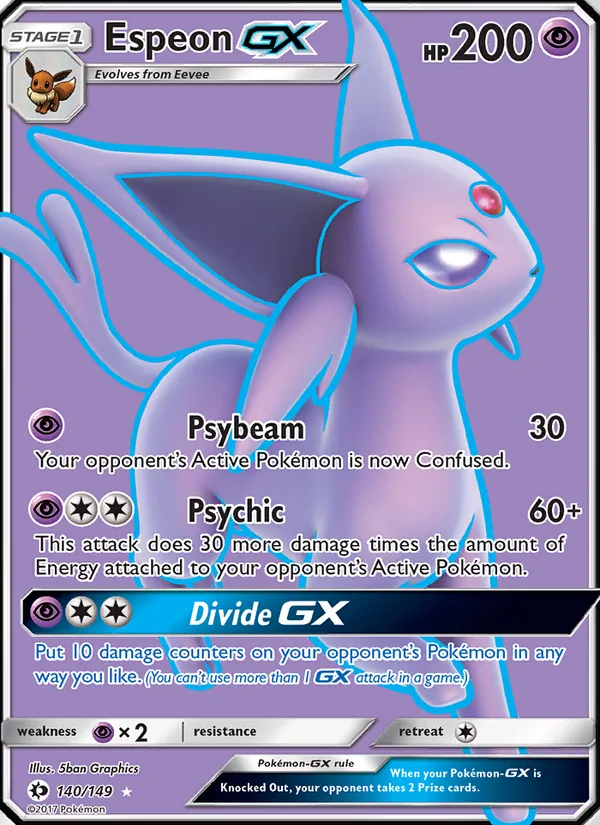 140 Espeon GX – Sun & Moon