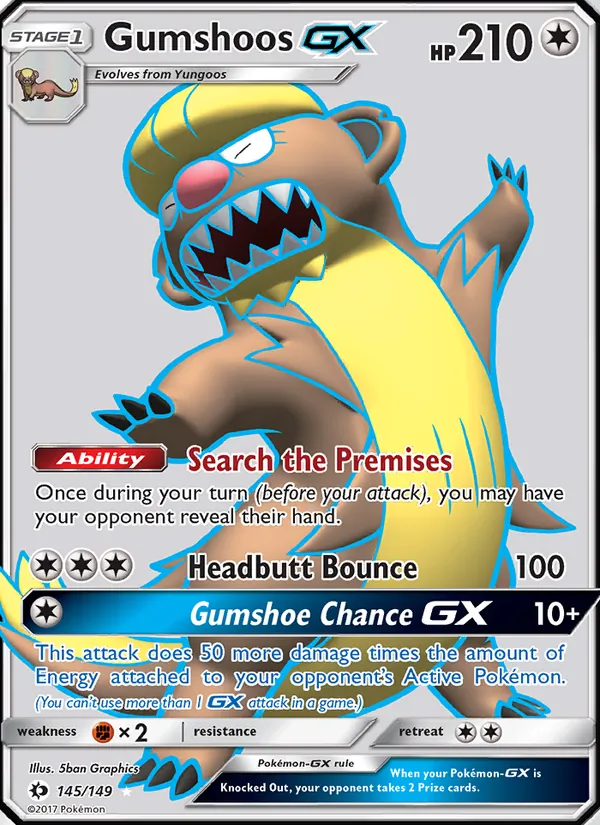 145 Gumshoos GX – Sun & Moon