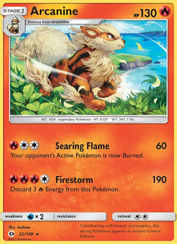 22 Arcanine – Sun & Moon