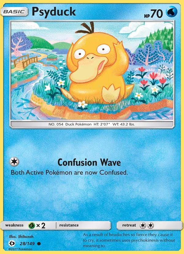 28 Psyduck – Sun & Moon