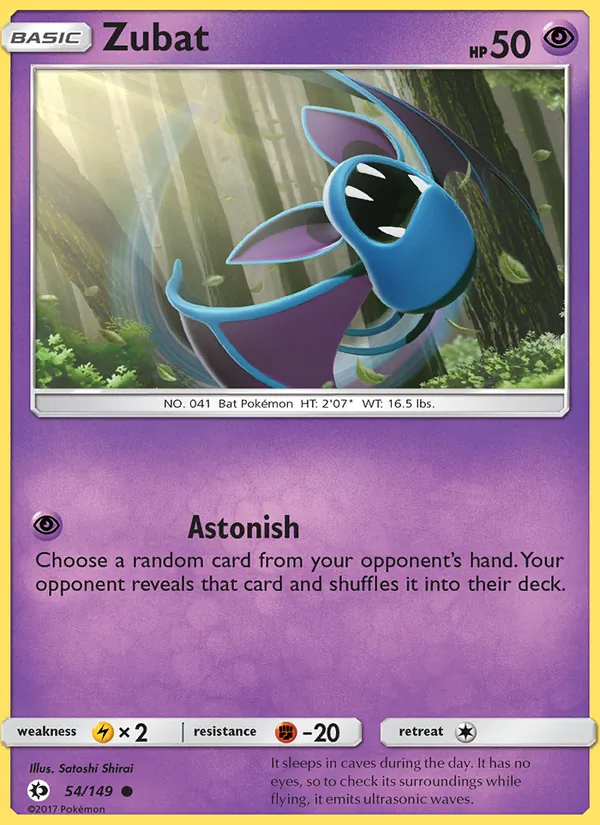 54 Zubat – Sun & Moon
