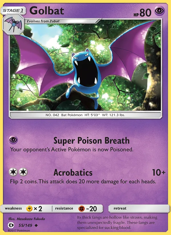 55 Golbat – Sun & Moon