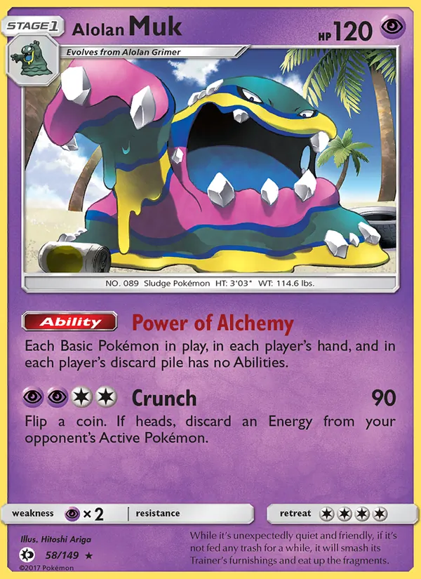 58 Alolan Muk – Sun & Moon