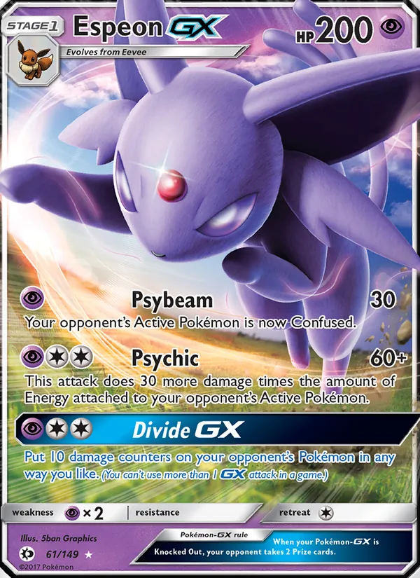61 Espeon GX – Sun & Moon