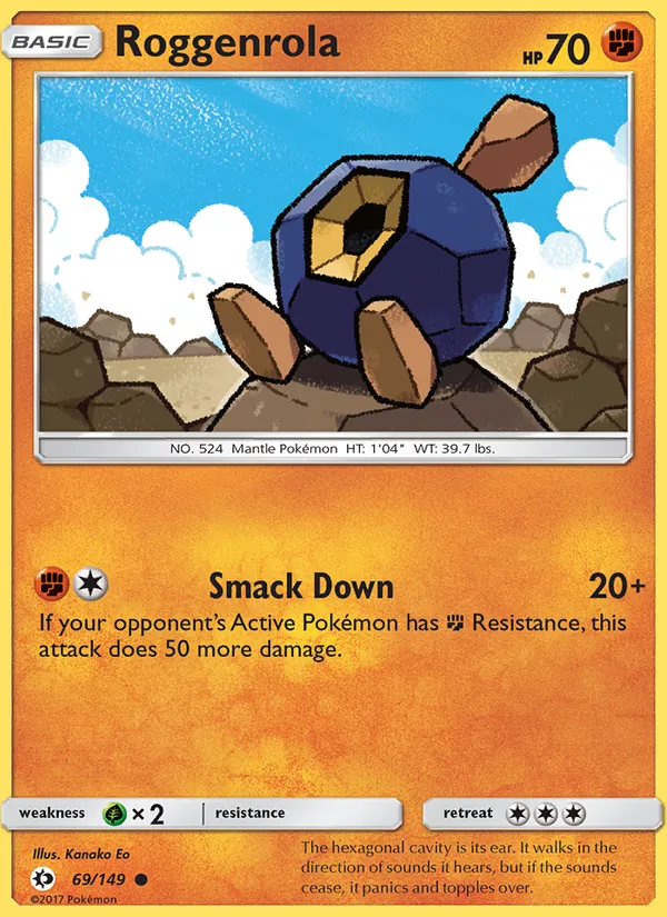 69 Roggenrola – Sun & Moon