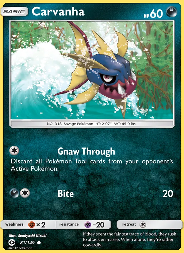 81 Carvanha – Sun & Moon