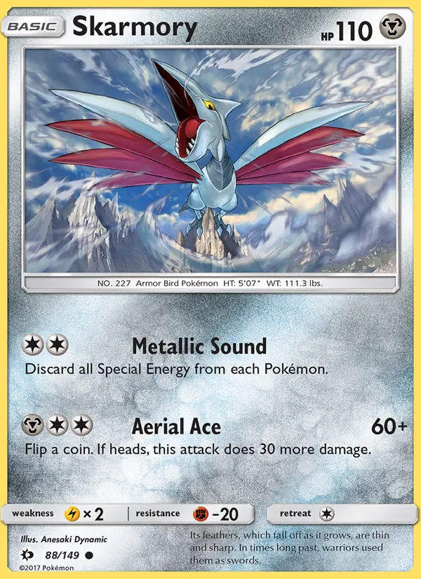 88 Skarmory – Sun & Moon