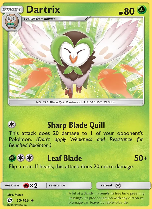 10-RH Dartrix – Sun & Moon