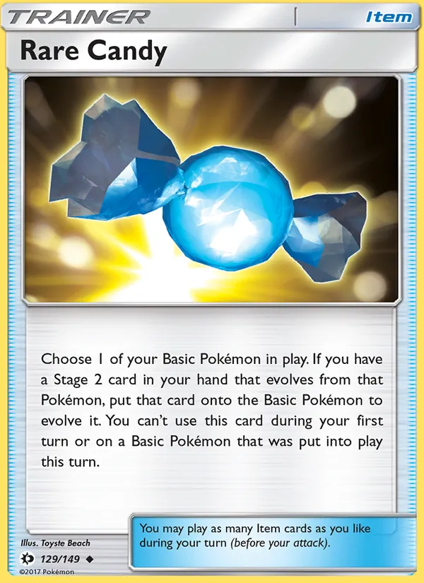 129-RH Rare Candy – Sun & Moon