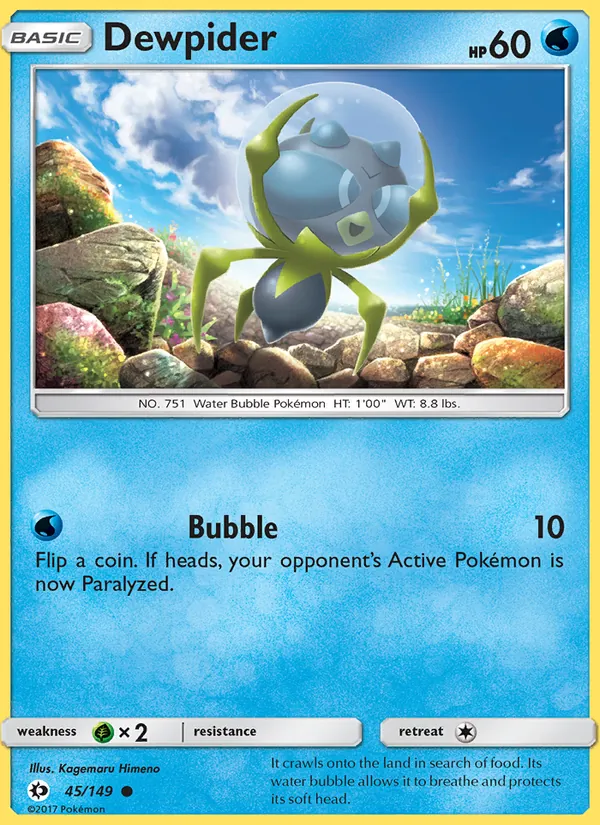 45-RH Dewpider – Sun & Moon