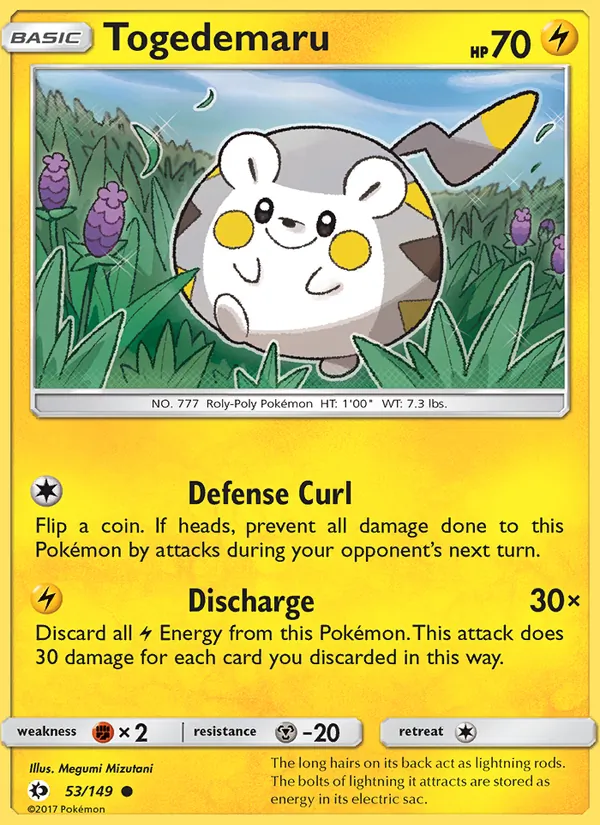 53-RH Togedemaru – Sun & Moon