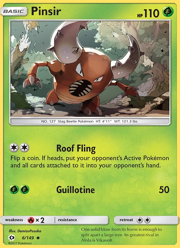 6-RH Pinsir – Sun & Moon