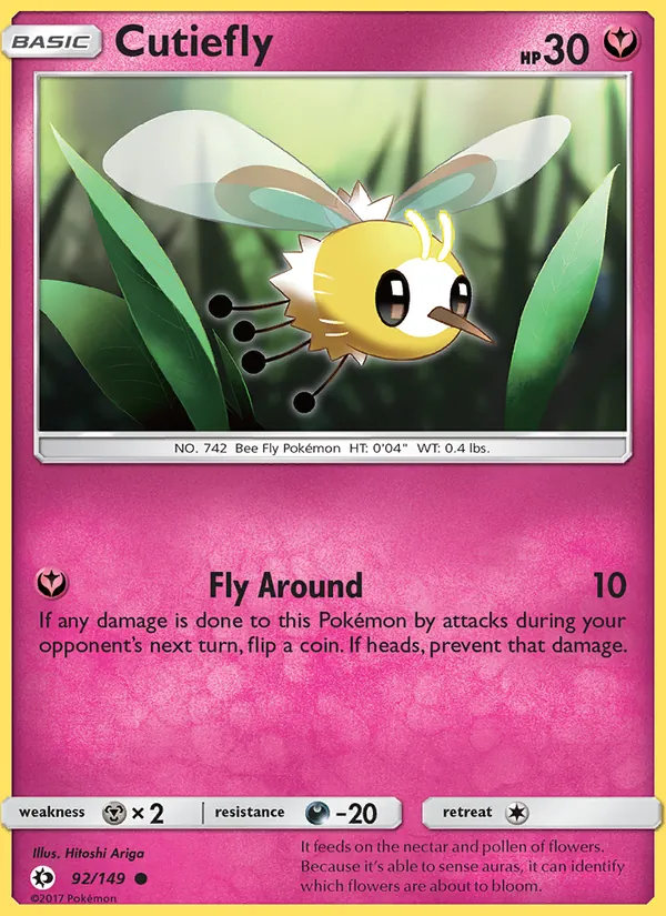92-RH Cutiefly – Sun & Moon