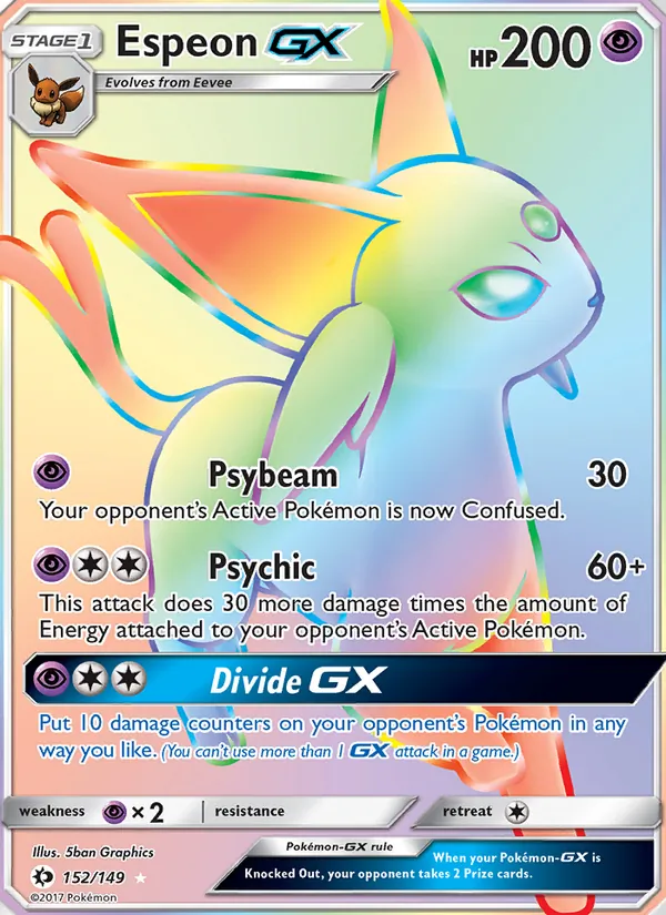 152 Espeon GX – Sun & Moon