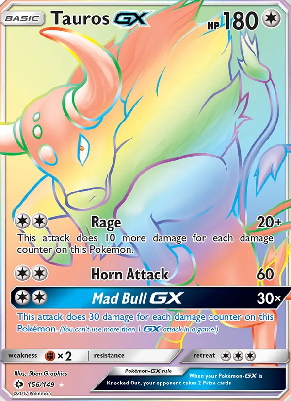 156 Tauros GX – Sun & Moon