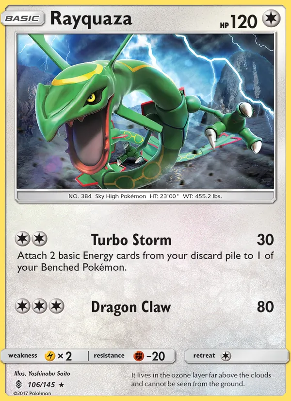 106 Rayquaza – Guardians Rising