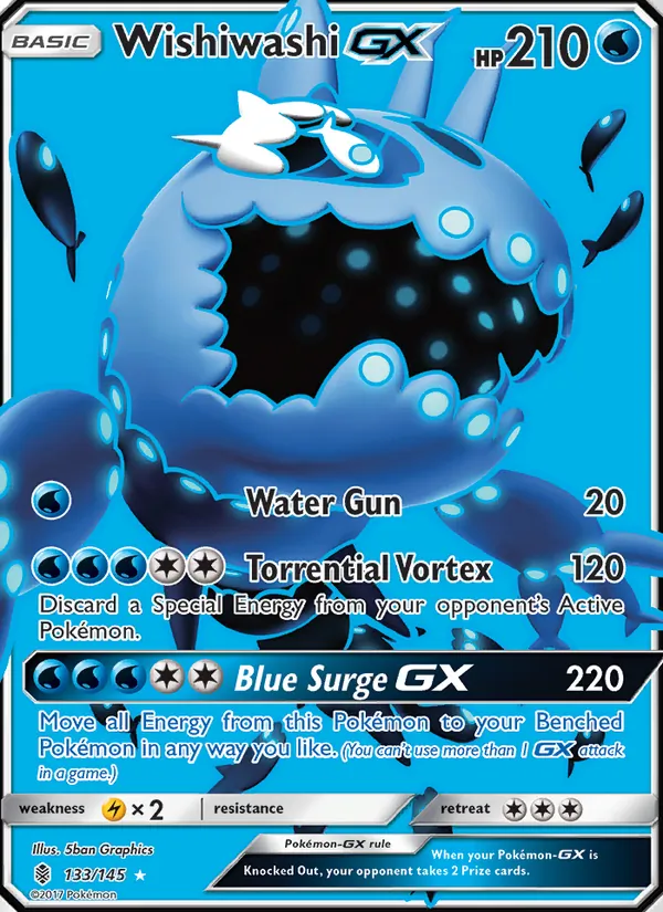 133 Wishiwashi GX – Guardians Rising