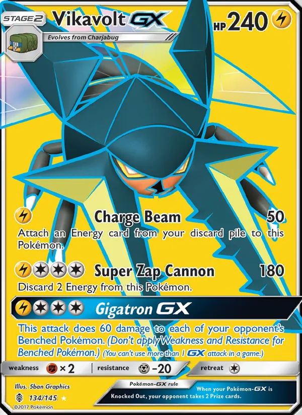 134 Vikavolt GX – Guardians Rising