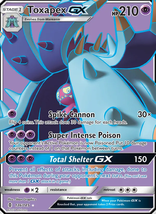 136 Toxapex GX – Guardians Rising