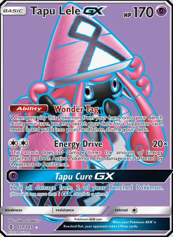 137 Tapu Lele GX – Guardians Rising