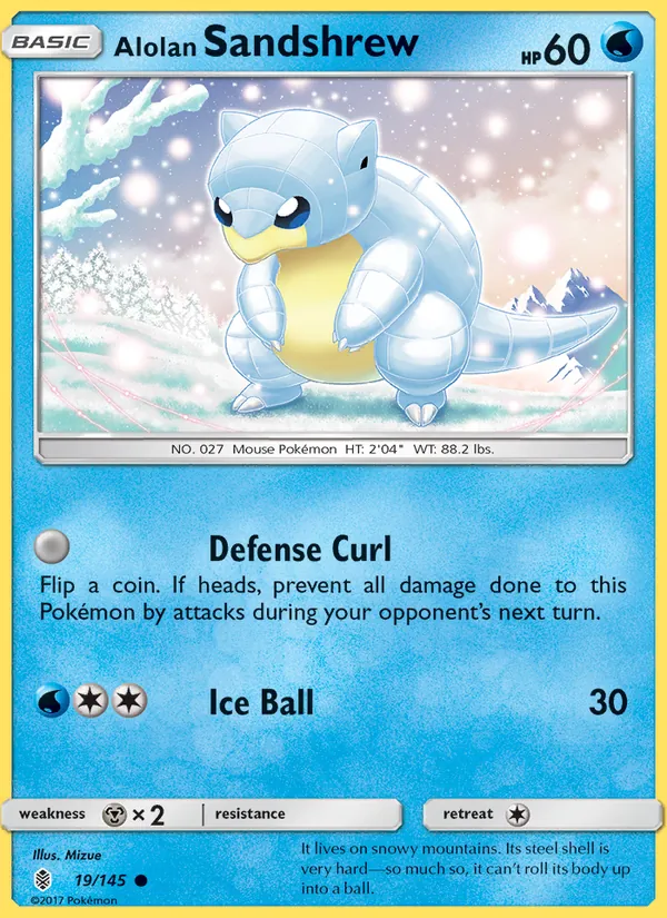 19 Alolan Sandshrew – Guardians Rising
