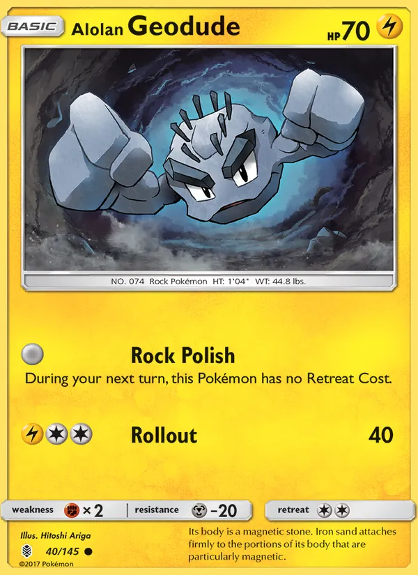 40 Alolan Geodude – Guardians Rising