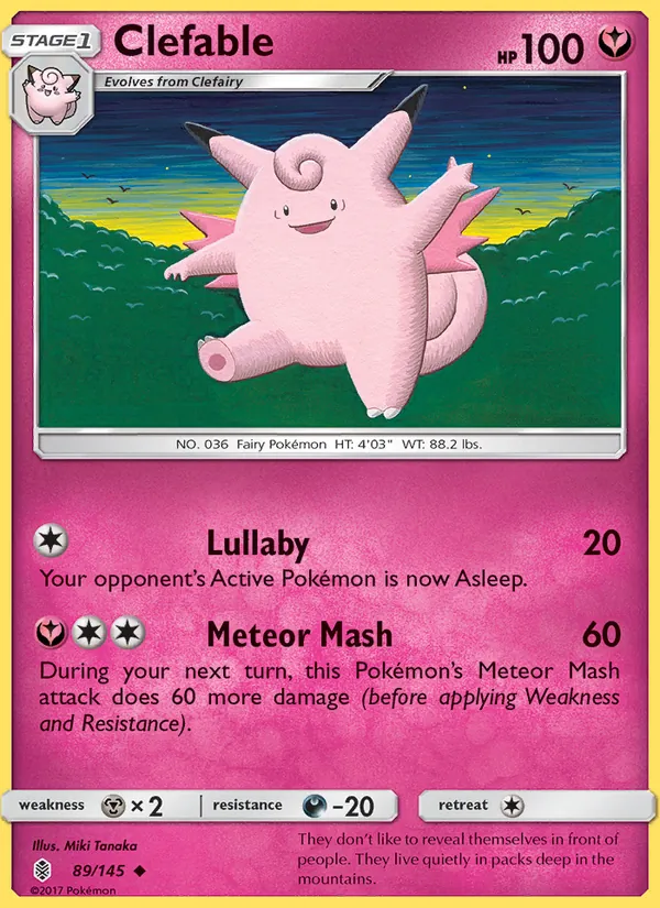 89 Clefable – Guardians Rising